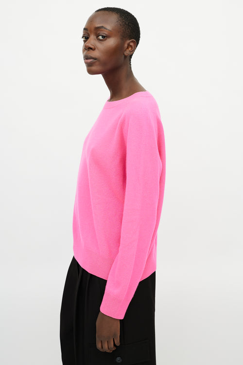 Dries Van Noten Pink Cashmere Knit Sweater