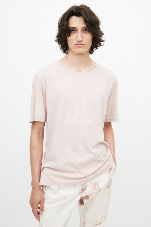 Dries Van Noten Pink Oversized T-Shirt