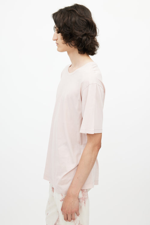 Dries Van Noten Pink Oversized T-Shirt