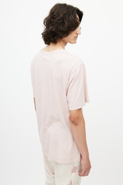 Dries Van Noten Pink Oversized T-Shirt