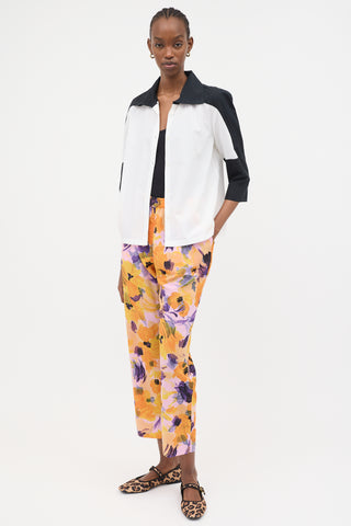 Dries Van Noten SS 2023 Floral Tapered Trouser