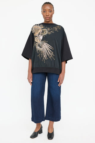 Dries Van Noten Embroidered Panel Top