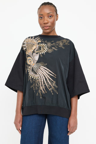 Dries Van Noten Embroidered Panel Top