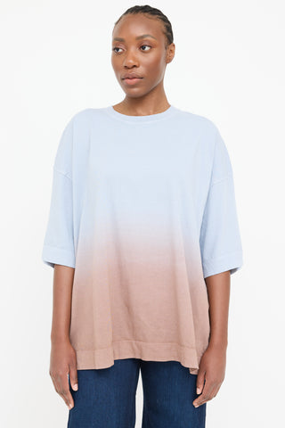 Dries Van Noten Ombre Oversized T-Shirt