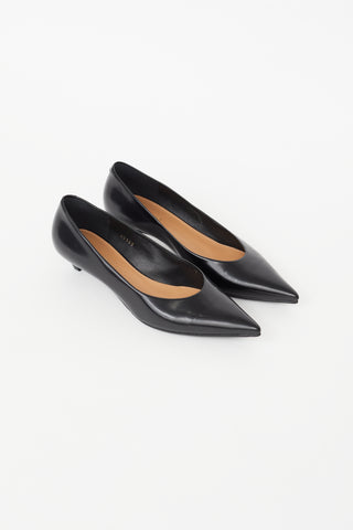 Dries Van Noten Black Pointed Toe Pump