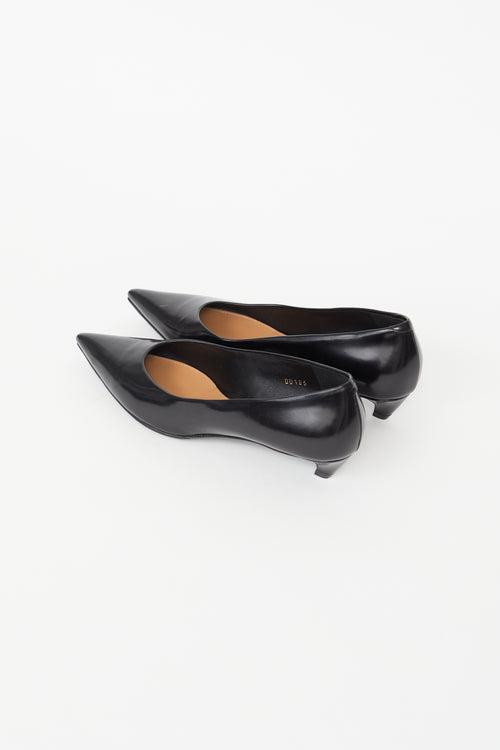 Dries Van Noten Black Pointed Toe Pump