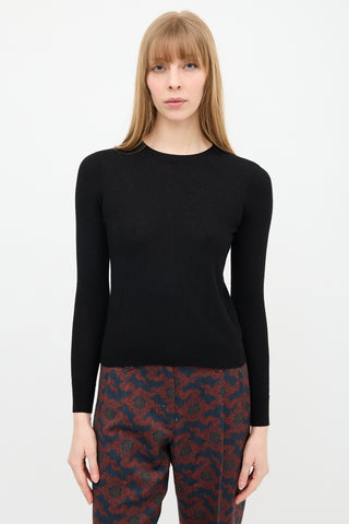 Dries Van Noten Crepe Jersey Sweater