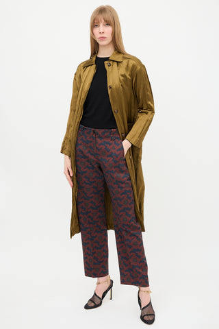 Dries Van Noten Wool Tapestry Trouser