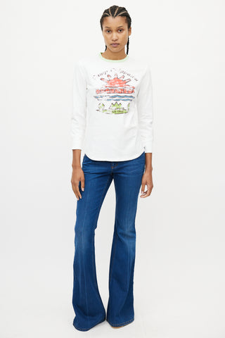 DSquared2 White 
Multicolour Camp Chipawa Shirt