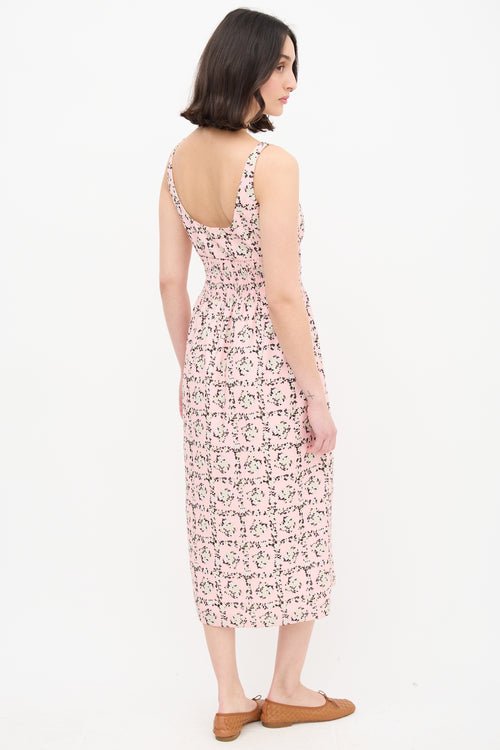 Emilia Wickstead Floral Midi Dress