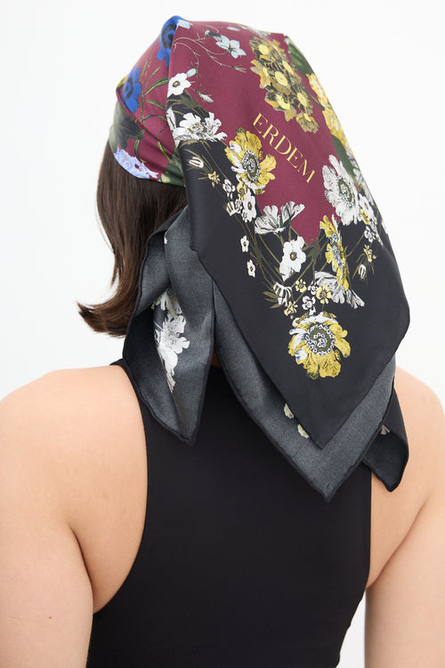 Erdem x H&M Floral Silk Scarf