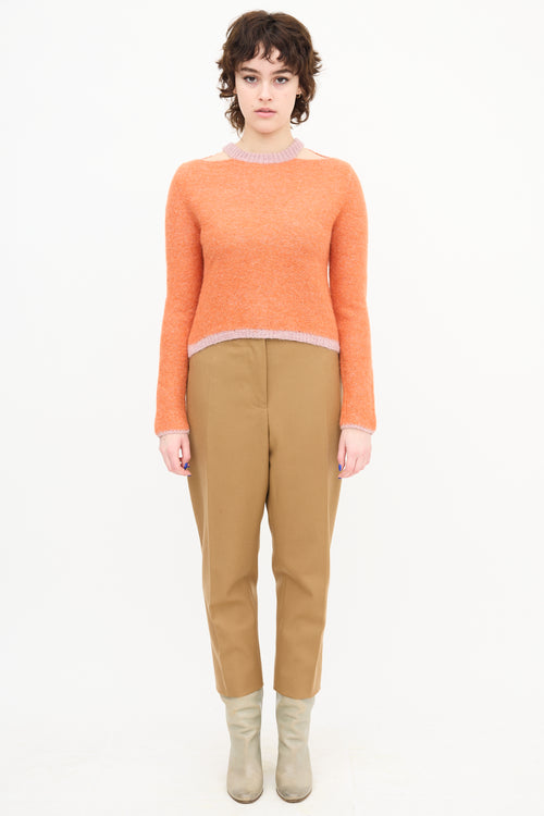 Eckhaus Latta Cold Shoulder Sweater