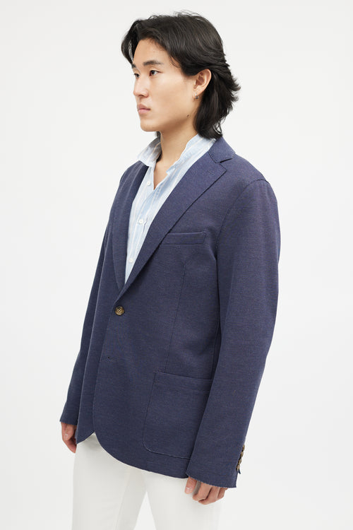 Eleventy Navy Two Button Blazer