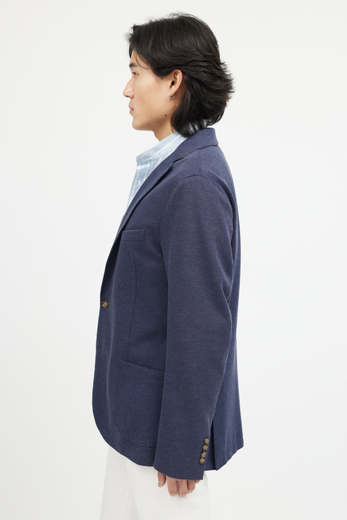 Eleventy Navy Two Button Blazer