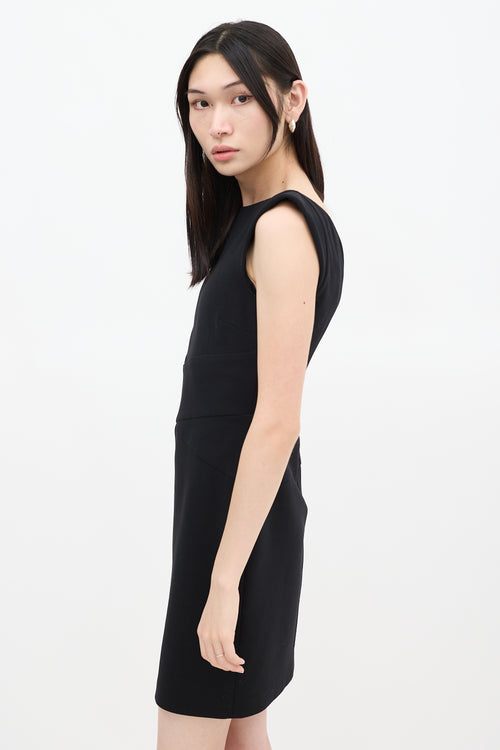 Emilio Pucci Black Wool Panelled Dress