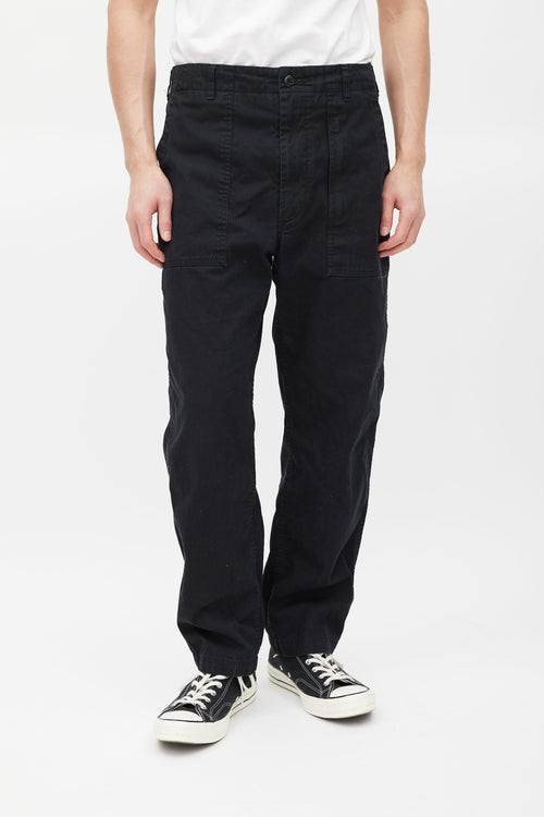 Engineered Garments Black Cargo Trouser