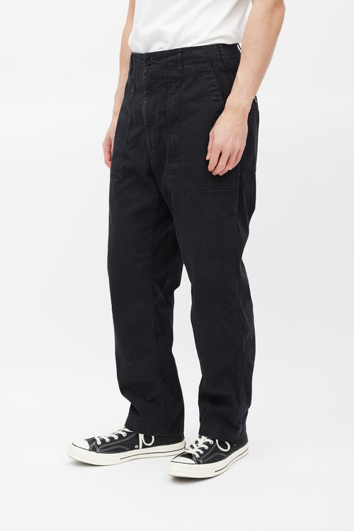 Engineered Garments Black Cargo Trouser