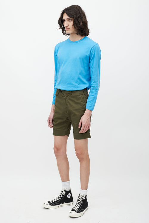 Engineered Garments Green Cuffed Short