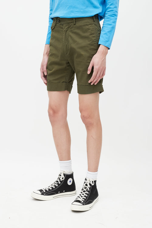 Engineered Garments Green Cuffed Short