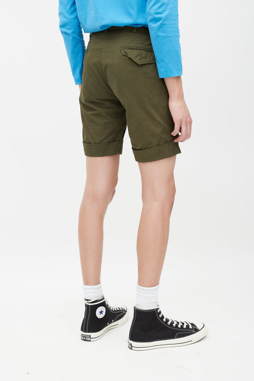 Engineered Garments Green Cuffed Short