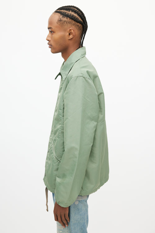 Engineered Garments Green Nylon Shirt Jacket