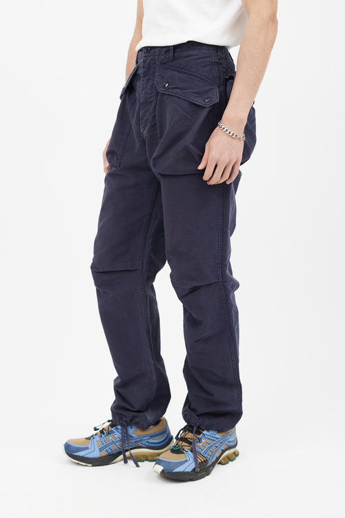 Engineered Garments Navy Cargo Pant