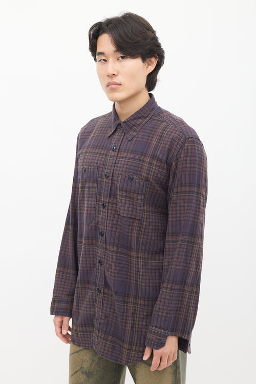 Purple 
Multi Check Shirt