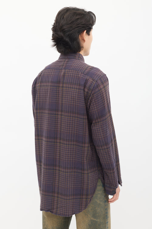 Purple 
Multi Check Shirt