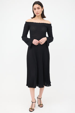 Erdem Lace Knit Bella Cropped Sweater