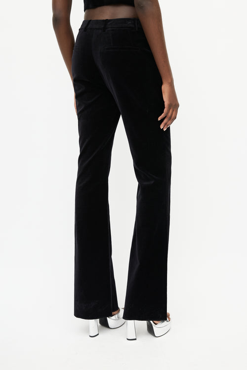 Etro Black Velvet Vest 
Pant Suit