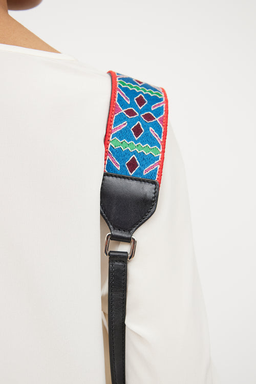 Etro Blue Denim 
Paisley Crossbody Bag