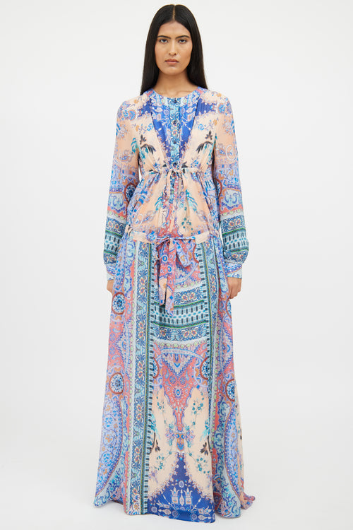 Etro Multi Floral 
Paisley Dress