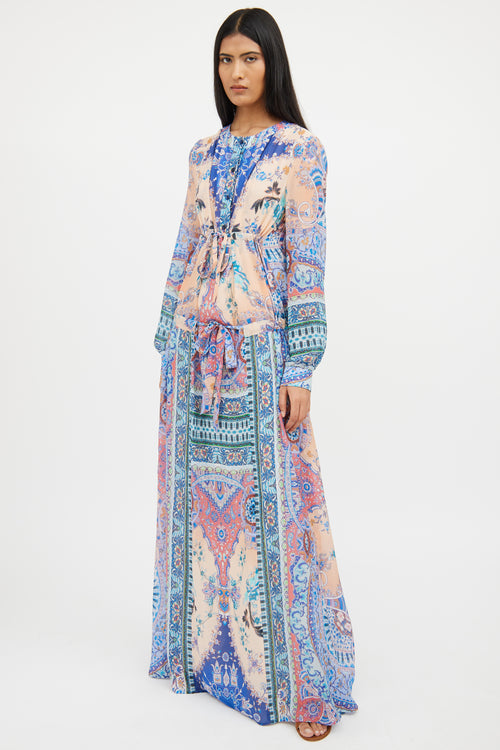 Etro Multi Floral 
Paisley Dress