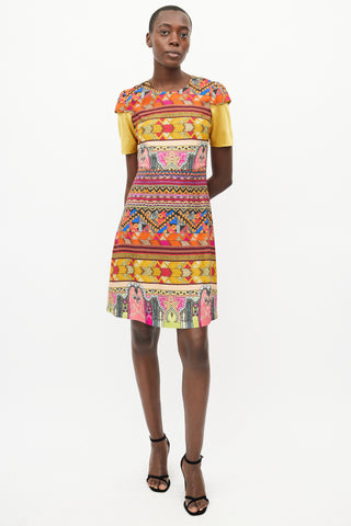 Etro Multicolour Geometric Print Dress