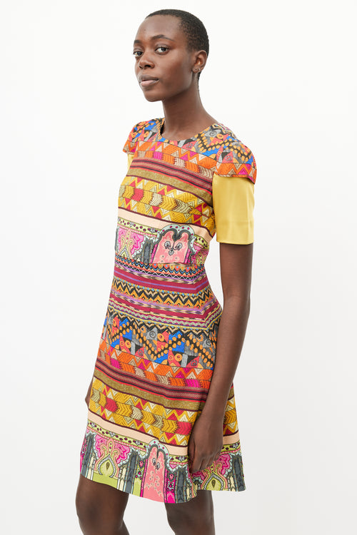 Etro Multicolour Geometric Print Dress