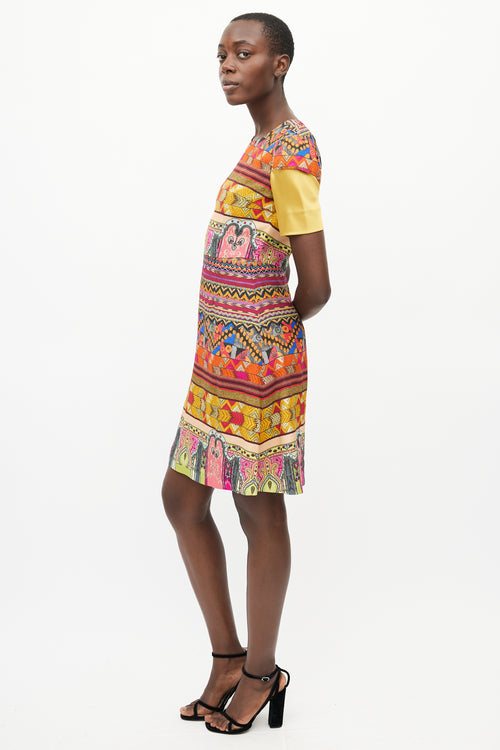 Etro Multicolour Geometric Print Dress