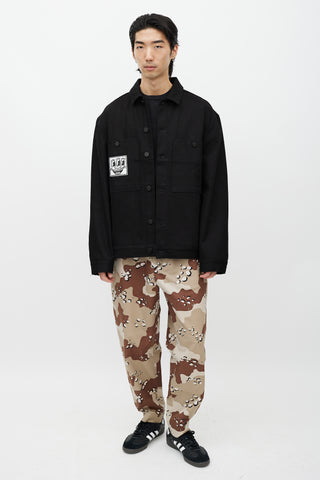 Etudes X Keith Haring Black Embroidered Jacket