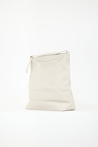 Everlane Cream Leather The Boss Bag