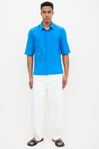 Ex Infinitas Letter Button Up Shirt