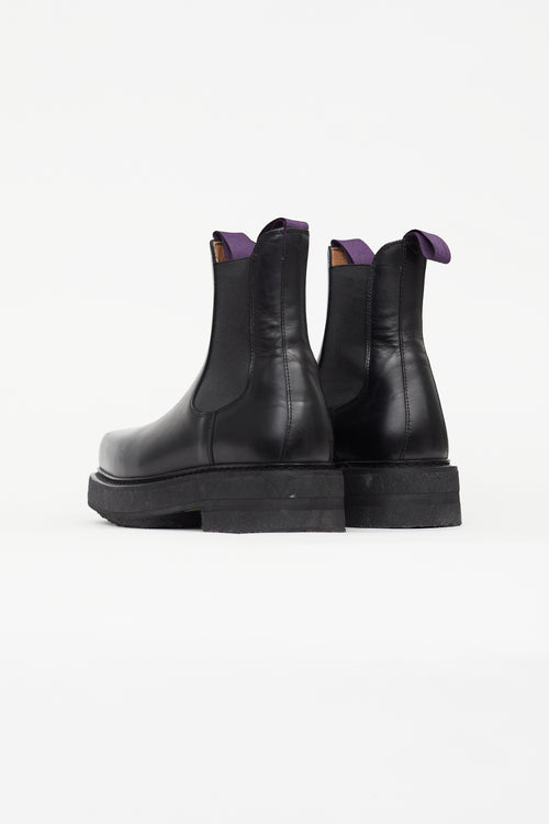 Eytys Black Ortega Chunky Chelsea Boot