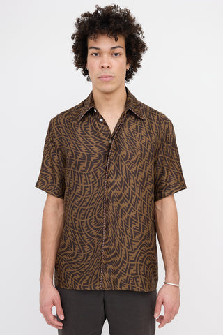 Fendi Silk FF Shirt