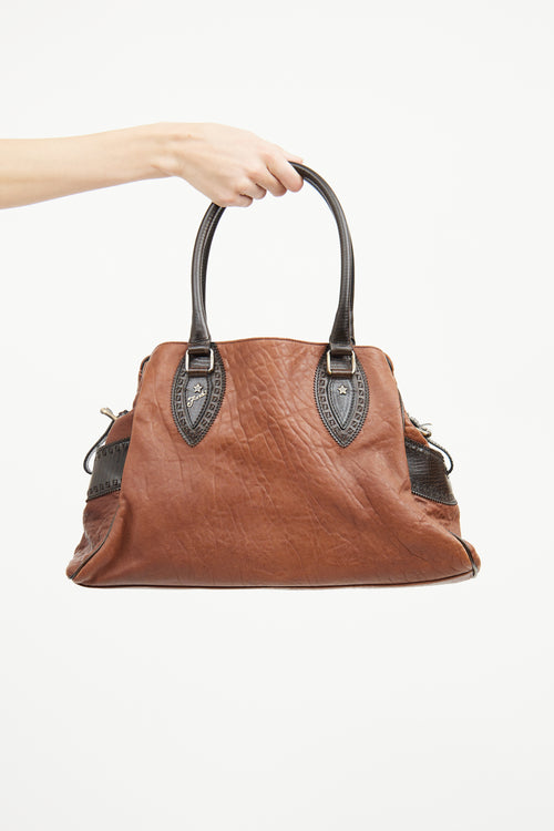 Fendi Brown Medium Du Jour Bag