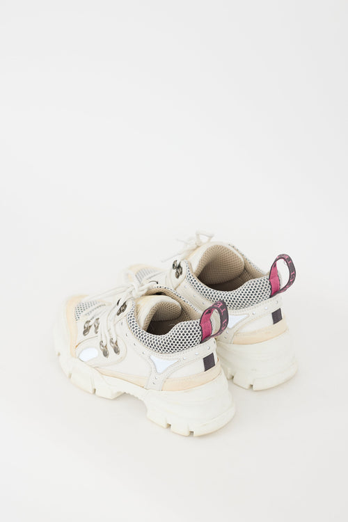 Gucci White Flashtrek Chunky Sneaker