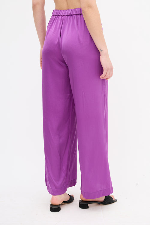 Forte Forte Silk Wide Leg Trousers