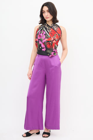 Forte Forte Silk Wide Leg Trousers