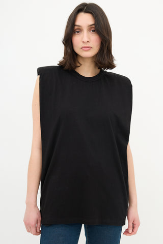 The Frankie Shop Tina Shoulder Pad Dress