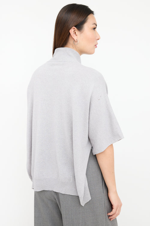 Fabiana Filippi Wool Quarter Zip Sweater