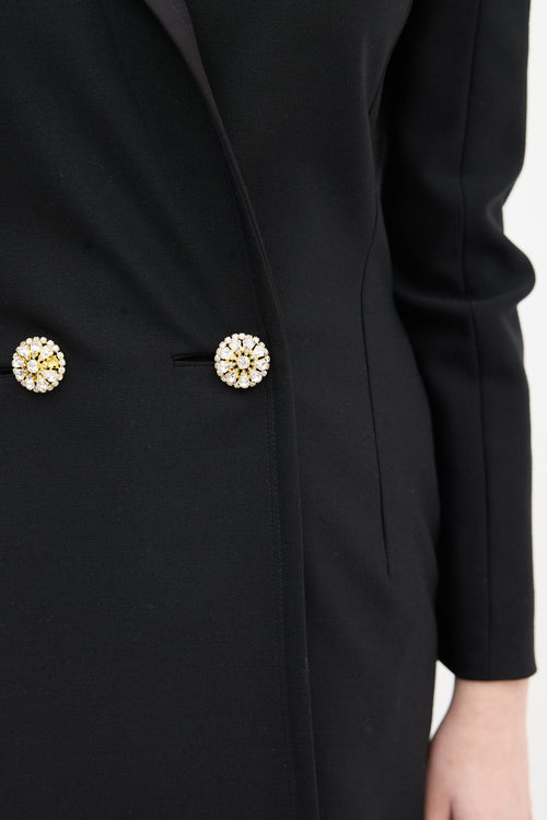 Embellished Blazer Dress