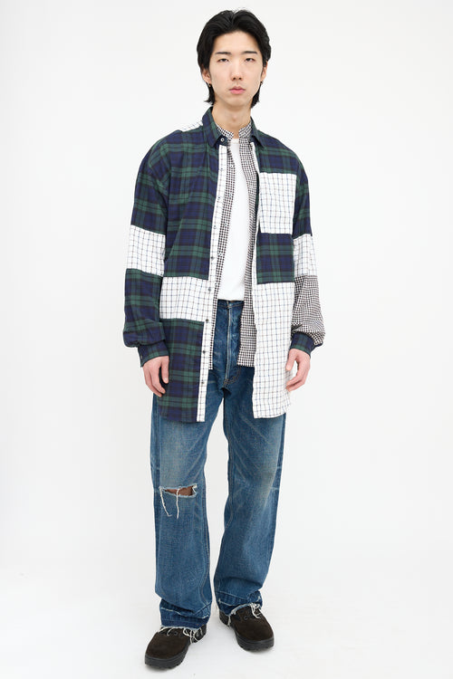 Faith Connexion Multi Plaid Shirt