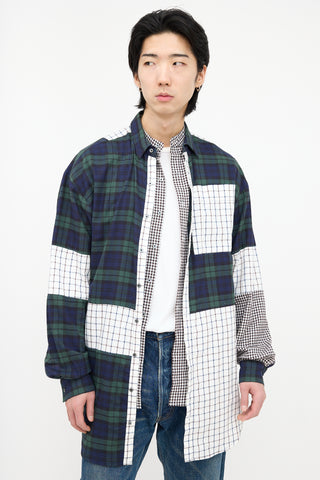 Faith Connexion Multi Plaid Shirt